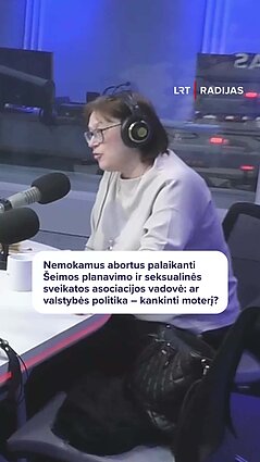 „Valstybės politika – kankinti moterį?“: atsakė abortų kritikams