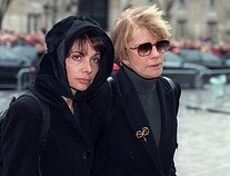 Marie Trintignant and her mother Nadine Trintignant in 2000