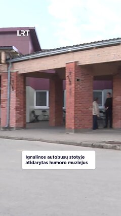 Laukti autobuso Ignalinoje bus linksmiau: atidarytas humoro muziejus