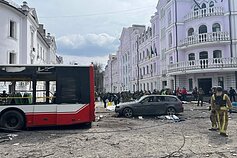 Rusų išpuolis Sumų mieste Rusų išpuolis Sumų mieste