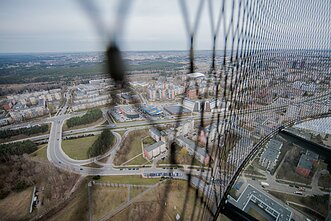 Vilnius TV Tower opens new glass-floor observation deck
