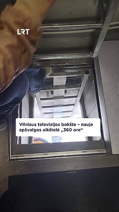 Vilniaus televizijos bokšte atidaryta nauja apžvalgos aikštelė