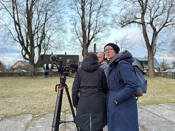 „Sacrum ir profanum Pievėnuose“ filmavimas