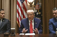 Marco Rubio, Donaldas Trumpas ir Pete`as Hegsethas Marco Rubio, Donaldas Trumpas ir Pete`as Hegsethas