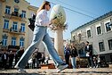 Vilniečius nudžiugino atnaujinta skulptūra „Kiaušinis“