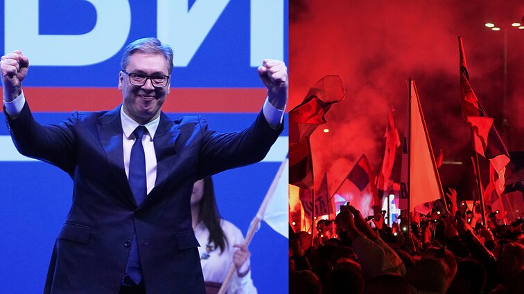 „Lyg dėvėtų drabužių parduotuvė“: protestų drebinamoje Serbijoje – nauja Vyriausybė