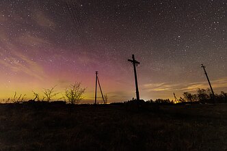 Northern Lights appear over Lithuania – in pictures
