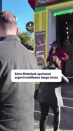 Mildažytė apsilankė argentinietiškame tango klube