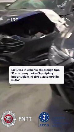 Iš JAV importuoti automobiliai: tiriamas 31 mln. eurų mokesčių slėpimas