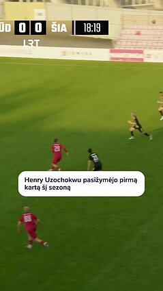 Uzochokwu įvartis išvedė į priekį „Sūduvą“