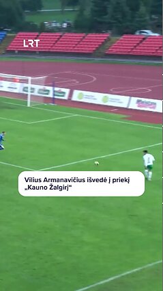 Armanavičiaus įvartis į „Panevėžio“ vartus