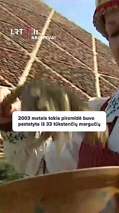 Ar prisimenate Velykų piramidžių statymo tradiciją Vilniuje?