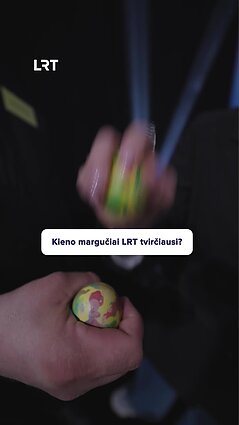 Į LRT užsuko Velykų kiškutis su dovanomis