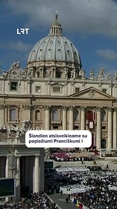 Prisimename Anapilin iškeliavusį popiežių Pranciškų I