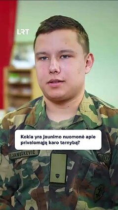 Ar jauni žmonės yra pasiruošę ginti šalį?
