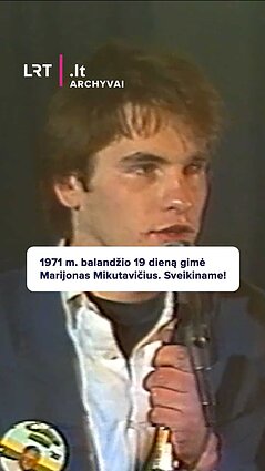 1971 m. balandžio 19 dieną gimė Marijonas Mikutavičius. Sveikiname!