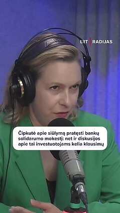 Čipkutė: prie gynybos finansavimo turi solidariai prisidėti visi, o ne atskiri sektoriai