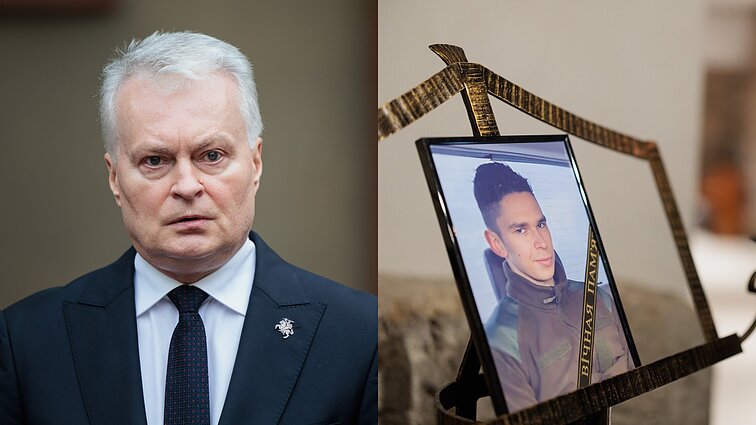 Nausėda apie Ukrainoje žuvusį savanorį: toks pat laisvės kovotojas kaip mūsų partizanai