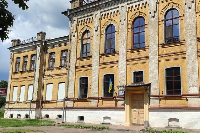 Черниговский художественный музей после бомбежки
