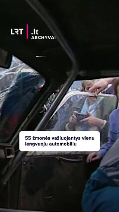 Tai ne anekdotas: 55 žmonės 1995 metais važiavo vienu lengvuoju automobiliu