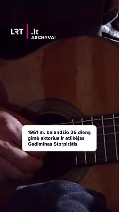 1961 m. balandžio 26 dieną gimė aktorius ir atlikėjas Gediminas Storpirštis