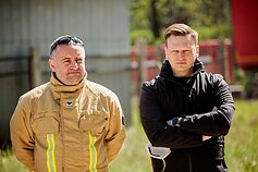 В Вильнюсе горит завод по переработке отходов. Ренатас Пожела, Валдас Бенкунскас 