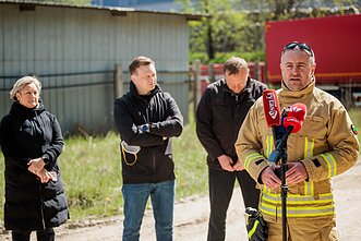 Sostinėje dega šiukšlių perdirbimo gamykla. Laima Grižaitė, Valdas Benkunskas, Vladislavas Kondratovičius, Renatas Požėla