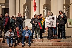 В Вильнюсе – акция протеста против налога на недвижимость