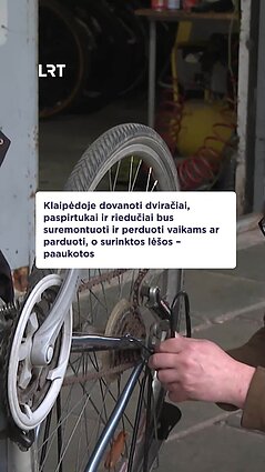 Graži iniciatyva Klaipėdoje: dovanojami dviračiai, negalintiems jų įsigyti