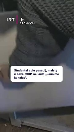 Studentai apie pasaulį, maistą ir save. 2001 m. laida „Jaunimo kanalas“
