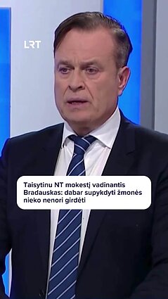 Kodėl Dainoras Bradauskas nedalyvavo proteste prieš NT mokestį?