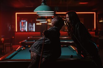 „Sisters On Wire“ klipo filmavimo akimirka