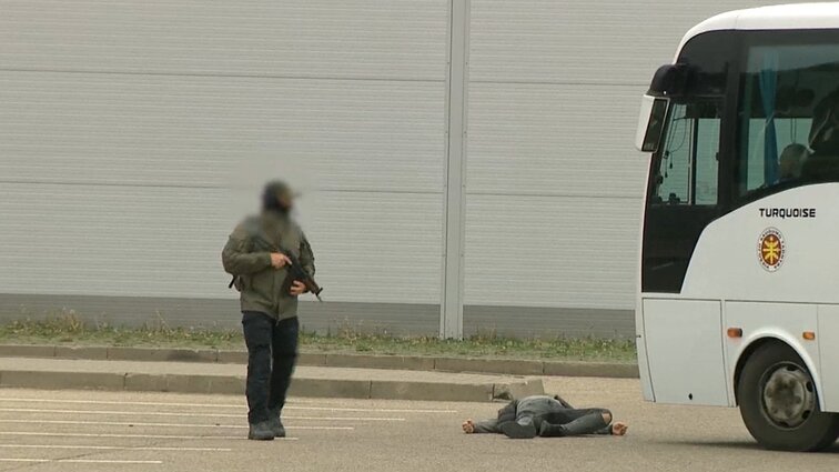 Vilniuje – krizių valdymo pratybos: imitavo teroro aktą, įkaitų operaciją, cheminę taršą