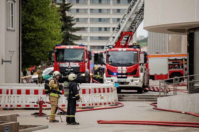 Пожар в здании бывшего планетария 