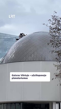 Vilniuje užsiliepsnojo buvęs planetariumas