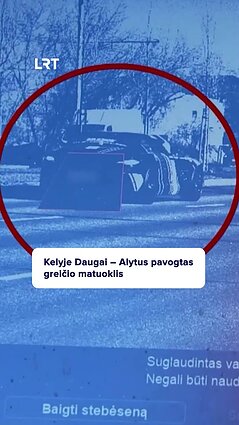 Kelių ereliai gadina greičio matavimo įrangą