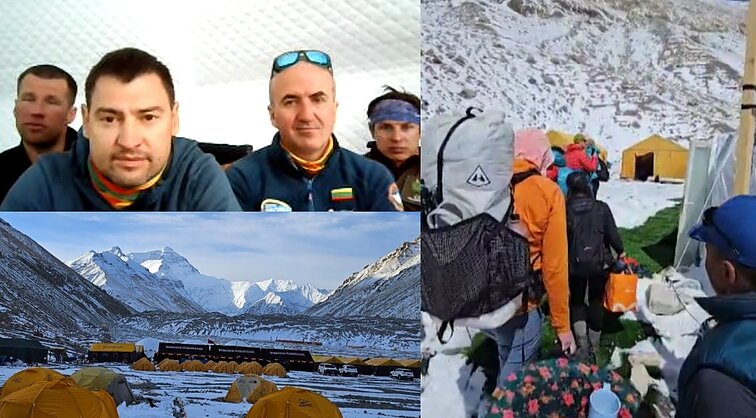 Įkopti į Everestą planuojanti keliautojų ketveriukė: spaudimo mums daugiau, nei reikia