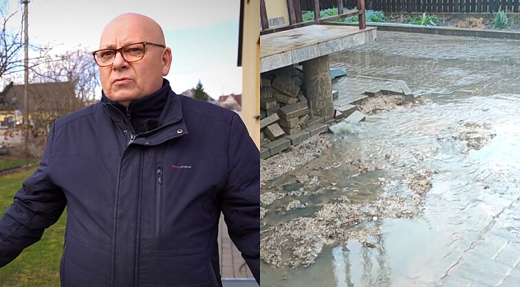 Po kiekvienos liūties su srutų fontanais sklype kovojantis kaunietis: čia fekalijų ežeras