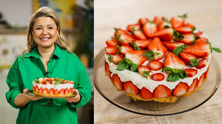 Mamos dienai – maskarponės sūrio tortas su braškėmis: pavyks net ir virtuvės naujokams
