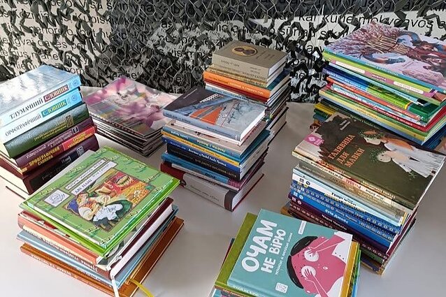 Український центр книги в Анікщяй поповнився 283 новими виданнями