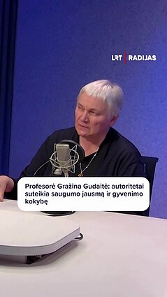Profesorė: autoritetas įkvepia ir padeda įprasminti mūsų patirtį