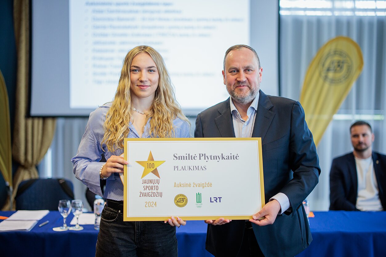 100 sporto žvaigždžių projekto 10 auksinių sportininkų pagerbimas
