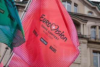Šveicarijos miestas Bazelis jau pasiruošęs „Eurovizijai“ Šveicarijos miestas Bazelis jau pasiruošęs „Eurovizijai“