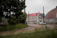 Šveicarijos miestas Bazelis jau pasiruošęs „Eurovizijai“ Šveicarijos miestas Bazelis jau pasiruošęs „Eurovizijai“
