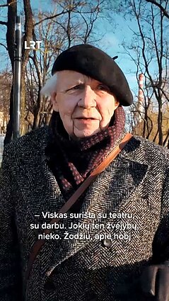 85-erių maestro Domarkas: viskas yra surišta su teatru ir darbu
