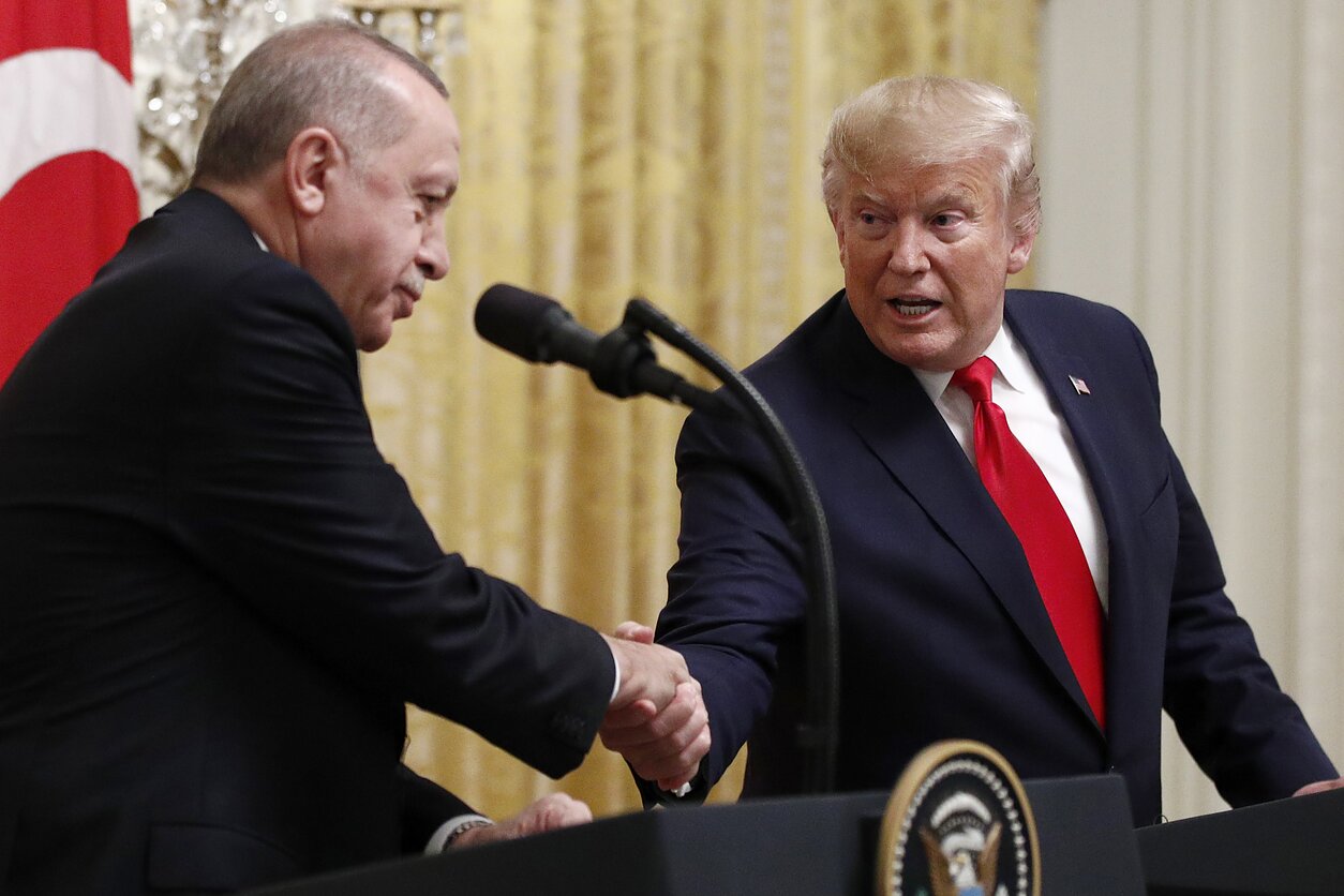 R. T. Erdoganas, D. Trumpas