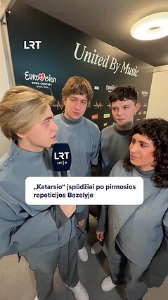 „Katarsis“ po pirmosios repeticijos Bazelyje: pasisekė labai gerai