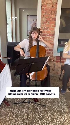 Tarptautinis violončelės festivalis: laukia pačiose netikėčiausiose vietose