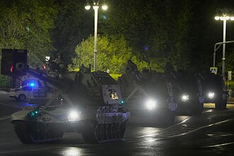 Maskvoje ruošiamasi gegužės 9 d. 
