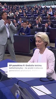 Europos Parlamentas panaikino Gražulio neliečiamybę